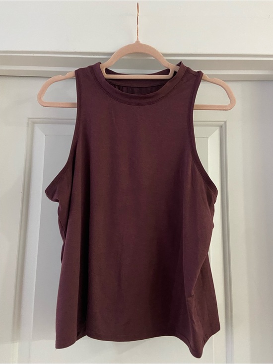 Quince Tops - Quince Sleeveless Crewneck and Semi Crop Tank - Plum